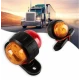 Set 2 Mini Lampi de gabarit 3 functii rosu si galben pentru remorca camion