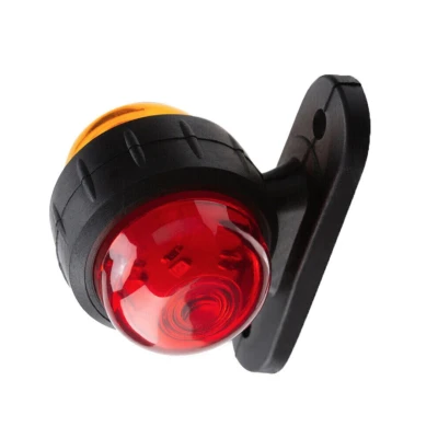 Set 2 Mini Lampi de gabarit 3 functii rosu si galben pentru remorca camion