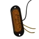 Set 2 Lampi laterale 4 LED Semnalizare Galbena 12 24V pozitie si stroboscop pentru camion remorca