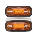 Set 2 Lampi Led de gabarit 12v 24v lumina portocalie ovale