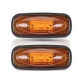 Set 2 Lampi Led de gabarit 12v 24v lumina portocalie ovale