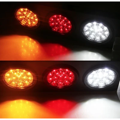 Stop LED Dinamic 12/24V cu 3 Module Camion si Remorca 46×15 cm