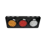 Stop LED Dinamic 12/24V cu 3 Module Camion si Remorca 46×15 cm