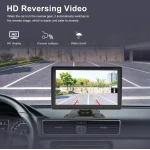 Navigatie 7inch Ecran Auto Portabil cu wireless CarPlay si android auto bluetooth FM transmitator intrare camera Marsarier 12V