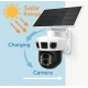 Camera de supraveghere solara WiFi 8MP 4K cu Panou Solar 14 LED PTZ Rotire Automata Vedere Nocturna Detectie Miscare