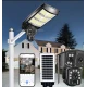 Lampa solara stradala cu camera supraveghere incorporata 4G 8MP 4K Vedere Nocturna Detectie Miscare