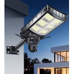 Lampa solara stradala cu camera supraveghere incorporata 4G 8MP 4K Vedere Nocturna Detectie Miscare