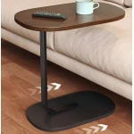 Masuta dreptunghiulara pentru cafea lemn cu metal maro cu negru