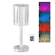 Lampa acrilica tip cristal RGB 16 culori reincarcabila USB control tactil si telecomanda