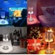 Lampa acrilica tip cristal RGB 16 culori reincarcabila USB control tactil si telecomanda