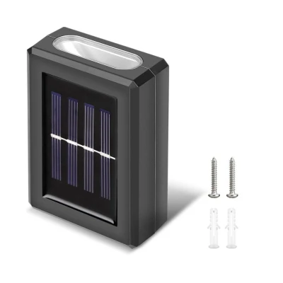 Set 2 lampi solare de perete cu iluminare sus jos lumina calda