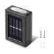 Set 2 lampi solare de perete cu iluminare sus jos lumina calda