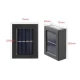 Set 2 lampi solare de perete cu iluminare sus jos lumina calda