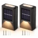 Set 2 lampi solare de perete cu iluminare sus jos lumina calda
