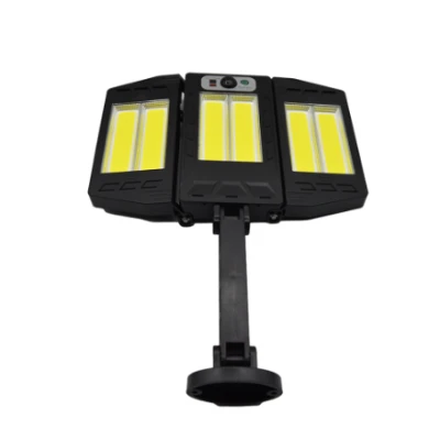 Lampa solara tripla COB cu senzor de miscare si telecomanda