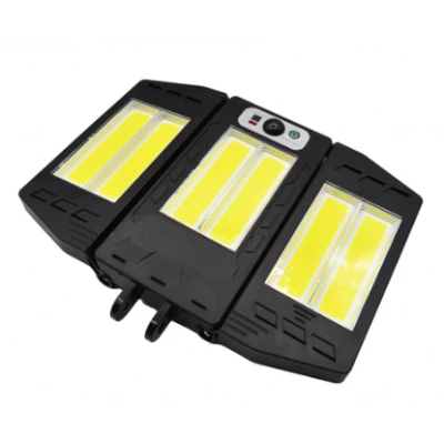 Lampa solara tripla COB cu senzor de miscare si telecomanda