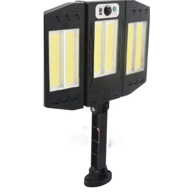Lampa solara tripla COB cu senzor de miscare si telecomanda