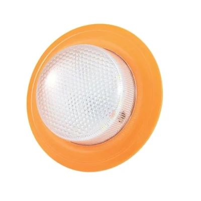 Lampa solara pentru camping UFO cu bec si panou solar iluminare LED cu senzor de lumina