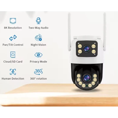 Camera de Supraveghere Wifi IP66 Hd wireless 2 MP 1920 x 1080 pixeli ALB
