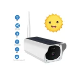 Camera de supraveghere IP Wireless de Exterior Full HD cu Panou Solar ALB