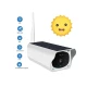 Camera de supraveghere IP Wireless de Exterior Full HD cu Panou Solar ALB