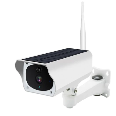 Camera de supraveghere IP Wireless de Exterior Full HD cu Panou Solar ALB