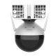 Camera de supraveghere WiFi 1080P Smart Home IR 30m senzor miscare Night Vision ALBA ROTUNDA