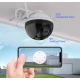 Camera de supraveghere WiFi 1080P Smart Home IR 30m senzor miscare Night Vision ALBA ROTUNDA