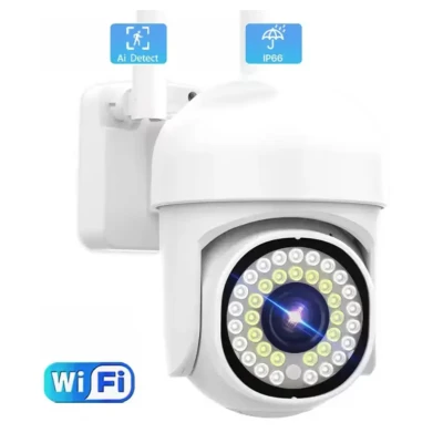Camera de supraveghere WIFi 5MP Full HD montare exterior interior Night Vision 2 ANTENE