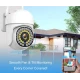 Camera de supraveghere WIFi 5MP Full HD montare exterior interior Night Vision 2 ANTENE