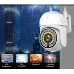 Camera de supraveghere WIFi 5MP Full HD montare exterior interior Night Vision 2 ANTENE