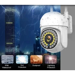 Camera de supraveghere WIFi 5MP Full HD montare exterior interior Night Vision 2 ANTENE