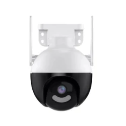 Camera inteligenta de Supraveghere cu Unghi Wide HD 4MP Rotunda Alba