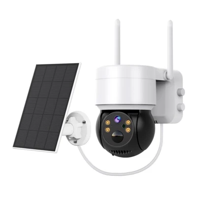 Camera de supraveghere cu panou solar 1080P 2MP viziune nocturna zoom 5X detectare miscare PIR