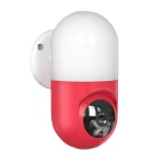Camera de supraveghere 1080P tip 2 in 1 cu detectie de miscare iluminat LED unghi panoramic 355 interfon