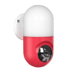 Camera de supraveghere 1080P tip 2 in 1 cu detectie de miscare iluminat LED unghi panoramic 355 interfon