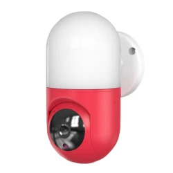 Camera de supraveghere 1080P tip 2 in 1 cu detectie de miscare iluminat LED unghi panoramic 355 interfon