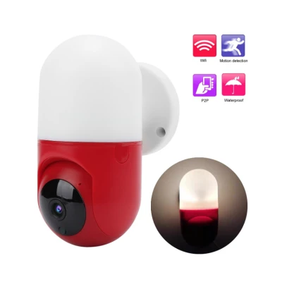 Camera de supraveghere 1080P tip 2 in 1 cu detectie de miscare iluminat LED unghi panoramic 355 interfon