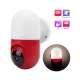 Camera de supraveghere 1080P tip 2 in 1 cu detectie de miscare iluminat LED unghi panoramic 355 interfon