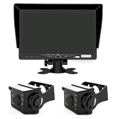 Kit marsarier cu camera AHD si display de 7inch camioane autocare bus uri