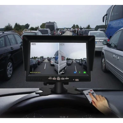 Kit marsarier cu camera AHD si display de 7inch camioane autocare bus uri