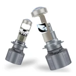 Set 2 becuri LED auto H7 cu Lupa CANBUS alb rece