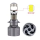 Set 2 becuri LED auto H7 cu Lupa CANBUS alb rece