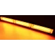 Rampa avertizare luminoasa 3 COB 45 cm 12/24V de 54W stroboscop intermitent