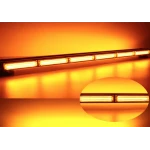 Rampa avertizare luminoasa 8 COB 12/24V de 144W stroboscop intermitent 117CM