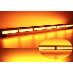 Rampa avertizare luminoasa 7 COB 12/24V de 126W stroboscop intermitent 104CM
