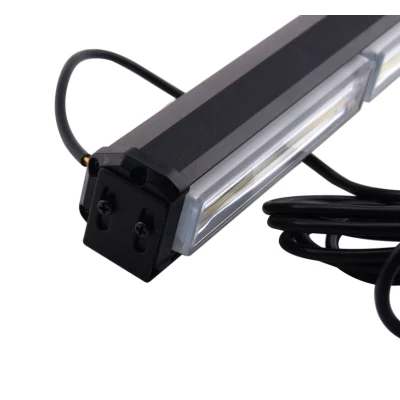 Rampa avertizare luminoasa 8 COB 12/24V de 144W stroboscop intermitent 117CM
