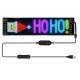 Panou auto afisaj cu led flexibil RGB programabil prin bluetooth si telecomanda 150cm