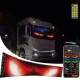 Panou LED RGB Auto 80x2 cm Flexibil Control Bluetooth prin Aplicatie + Telecomanda