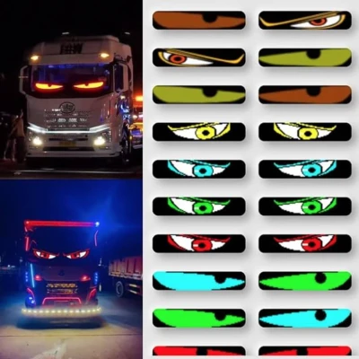 Panou LED RGB Auto 80x2 cm Flexibil Control Bluetooth prin Aplicatie + Telecomanda
